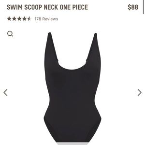 Brand new with tags skims swimsuit size large